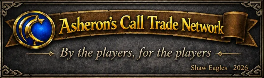 Asheron's Call Trade Network — By the players, for the players